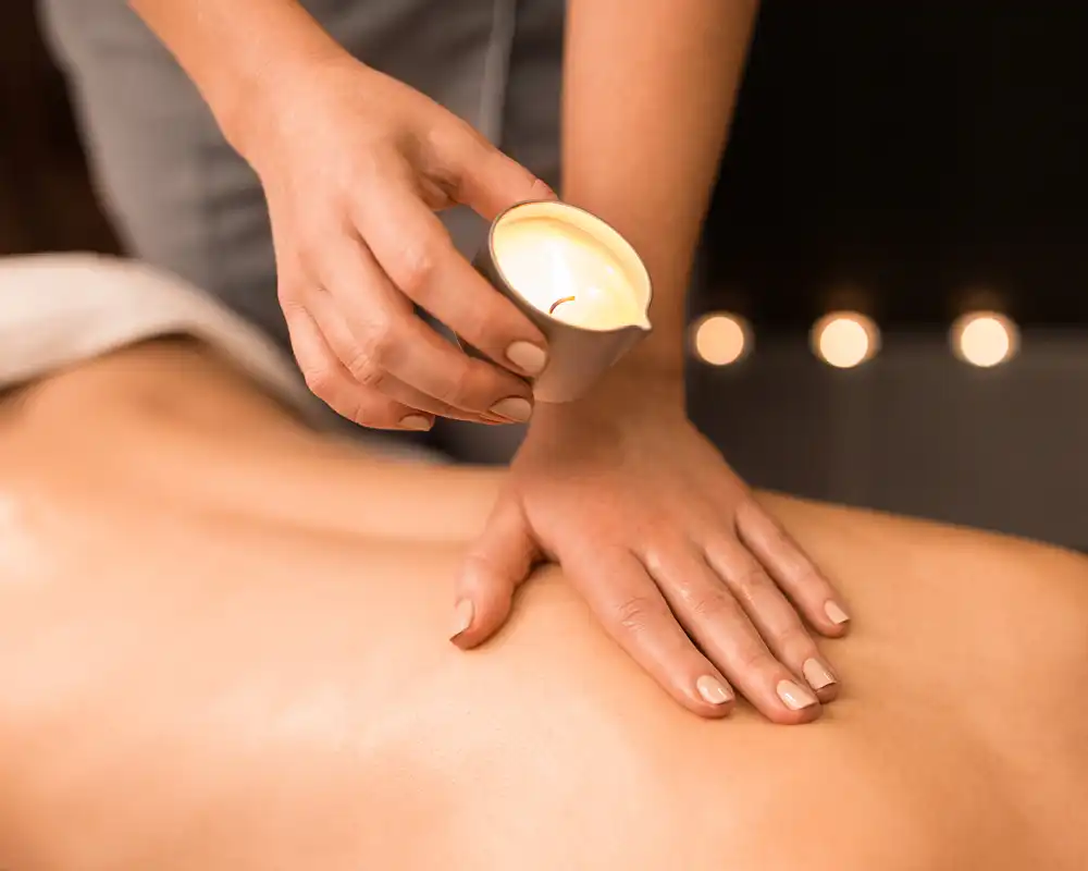 Hot oil massage treatment