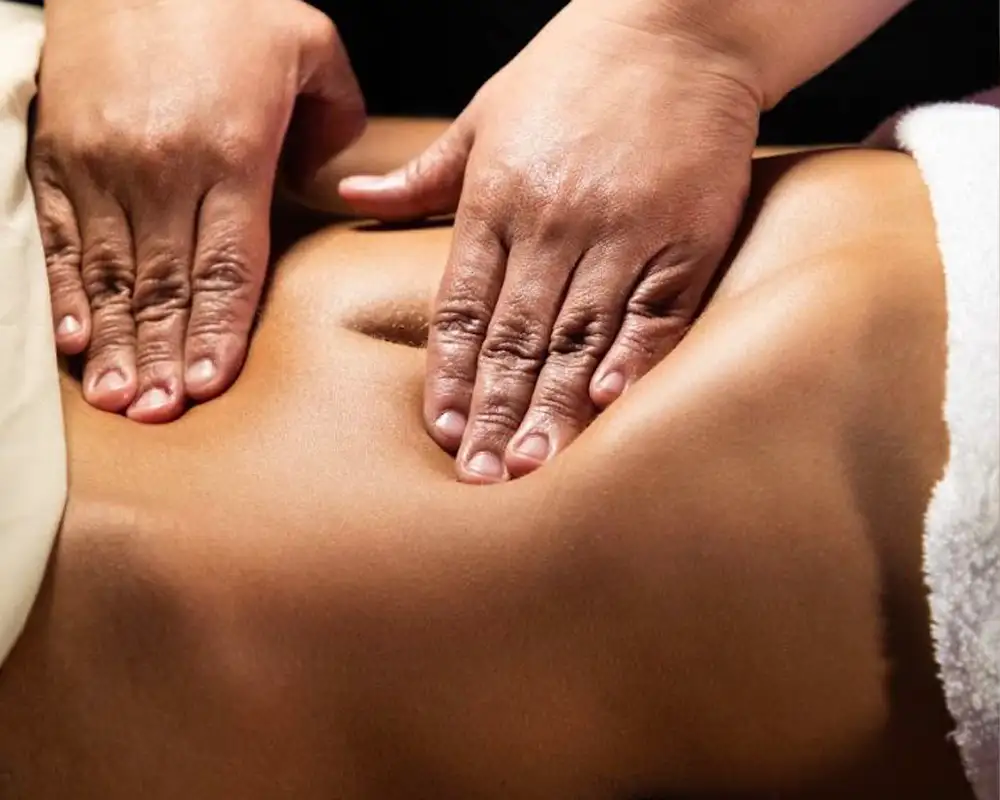 Lymphatic drainage massage therapy