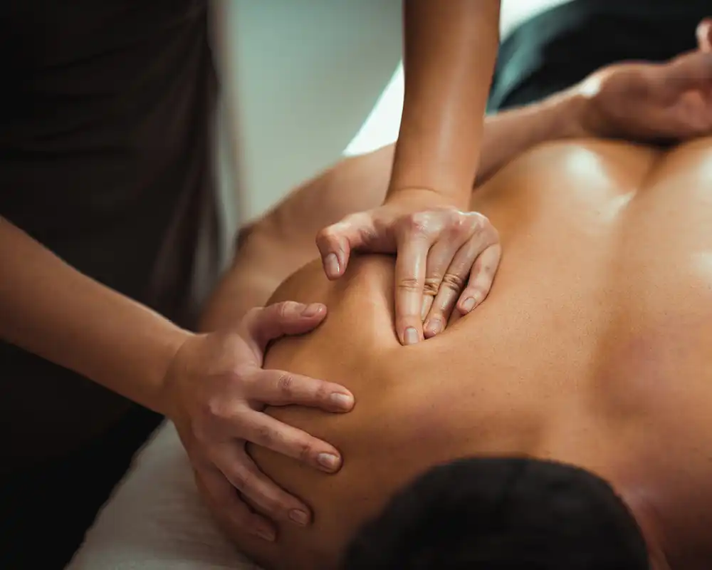Sports massage treatment
